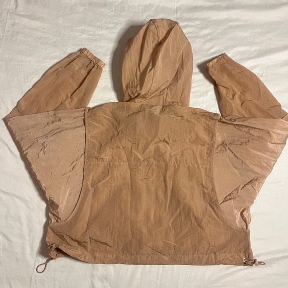 COPY - 🗂️ Tan lightweight windbreaker jacket with hood - Picture 4 of 6